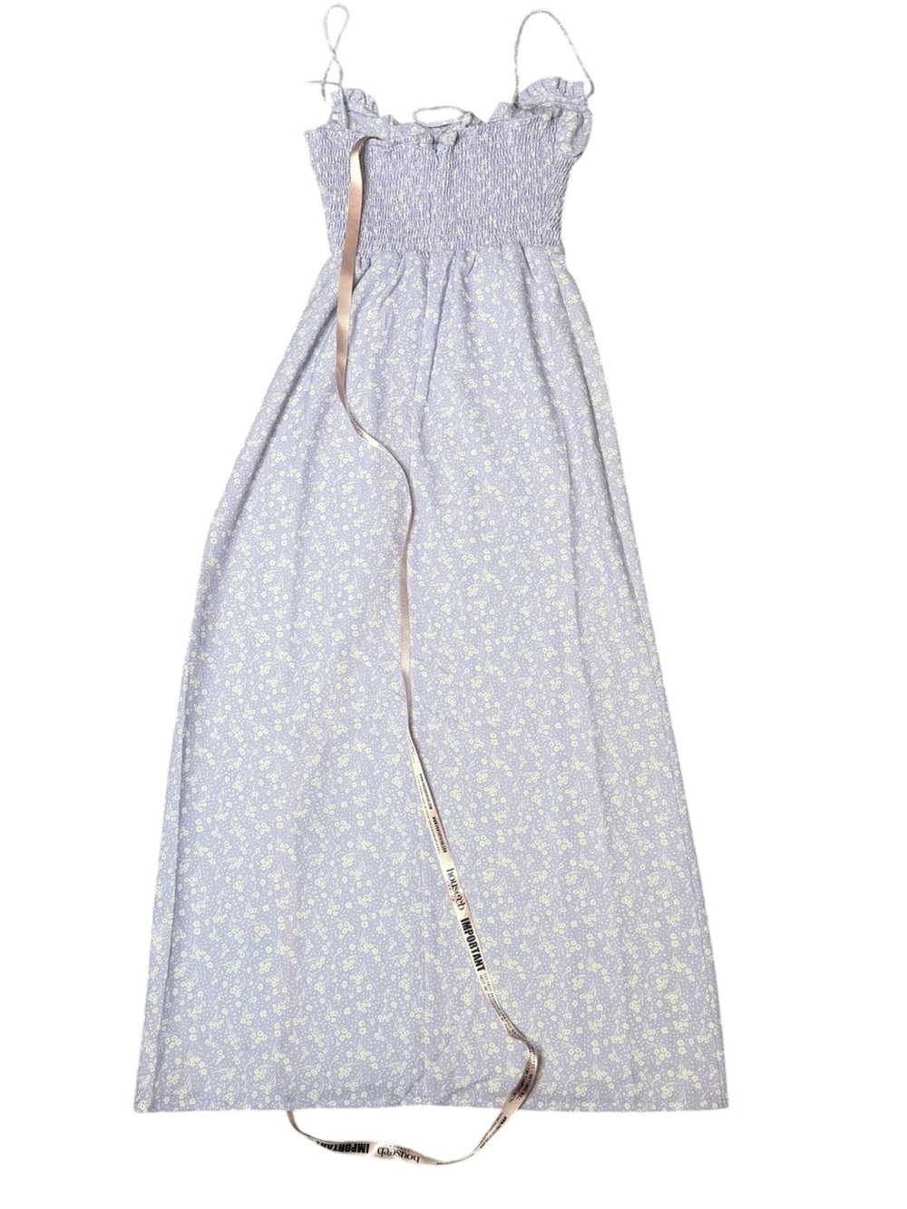 House of CB Lilac Floral Tie-Front Maxi Dress - Picture 4 of 7
